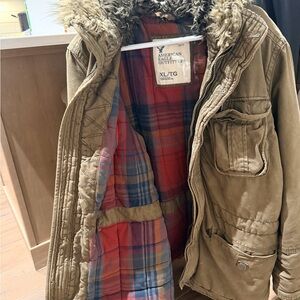 American Eagle Outfitters Plaid Jacket